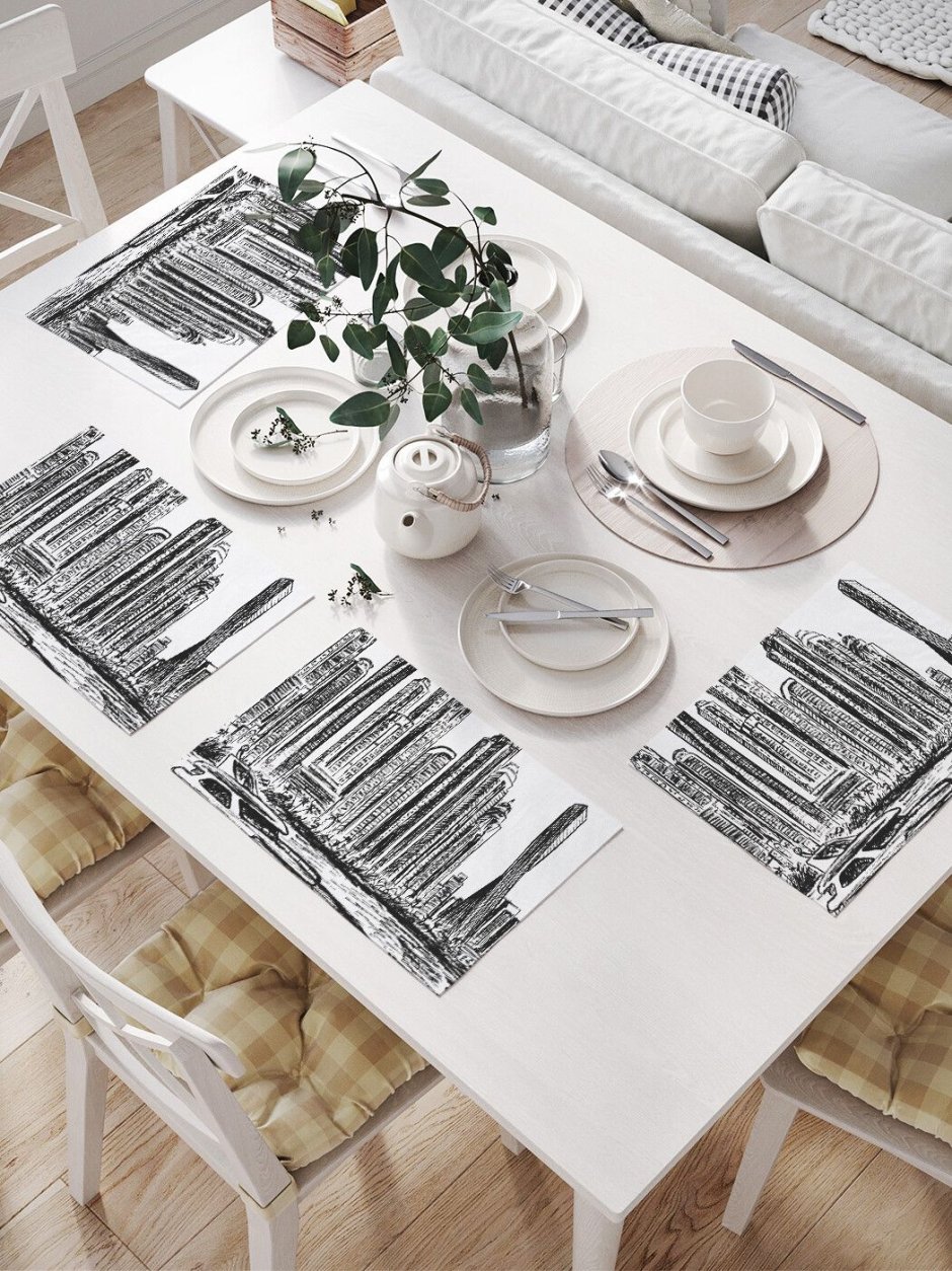 Коврик на стол кухонный