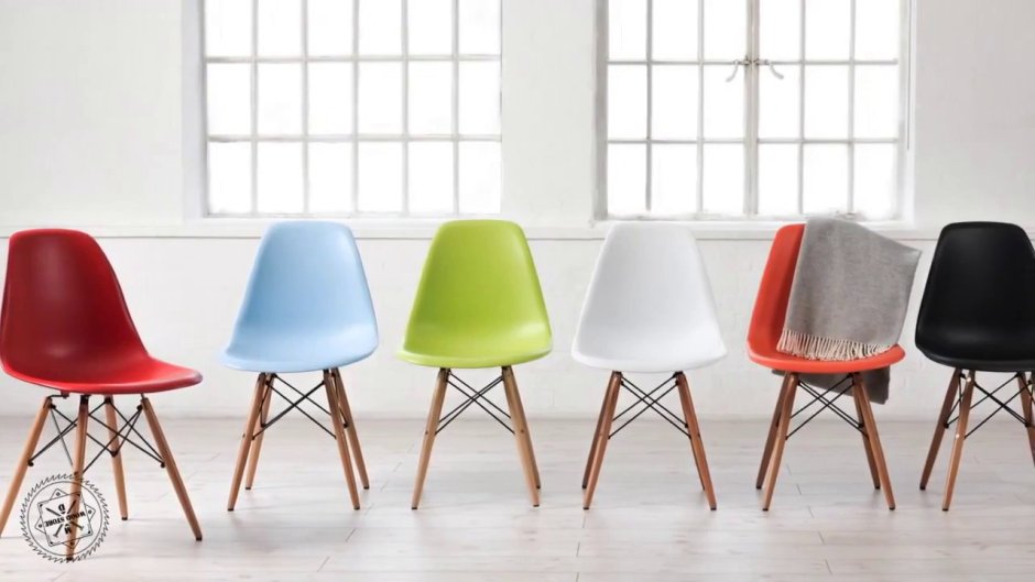 Стул Eames DSW белый