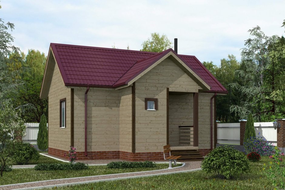 Крыша над крыльцом частного дома