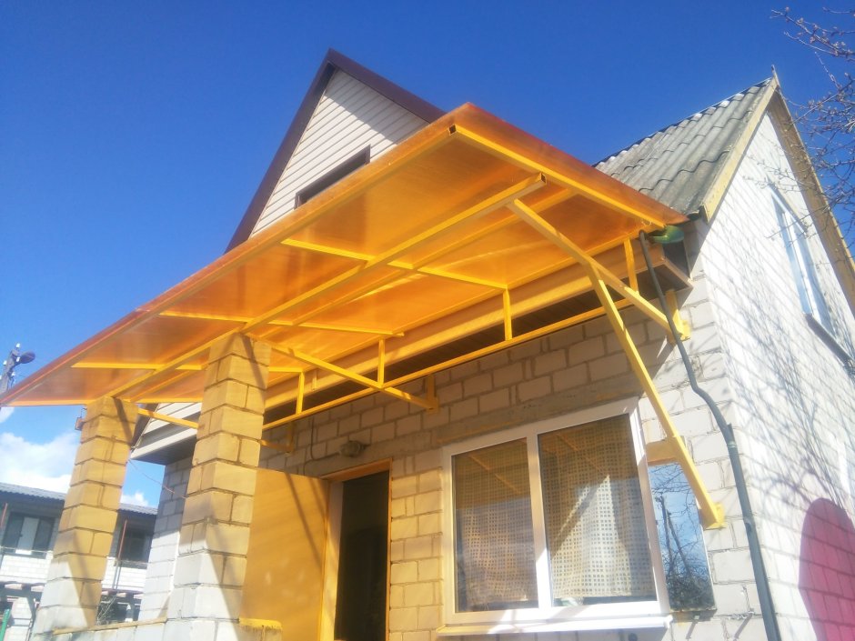 Тимбер фрейм козырек