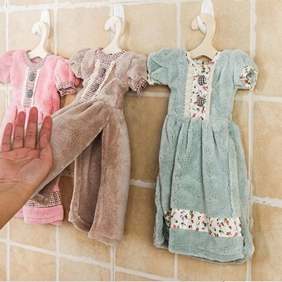 Кухонное полотенце в виде платья