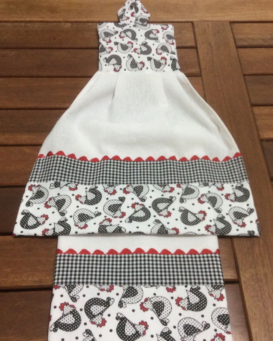 Кухонные полотенца платье Этель