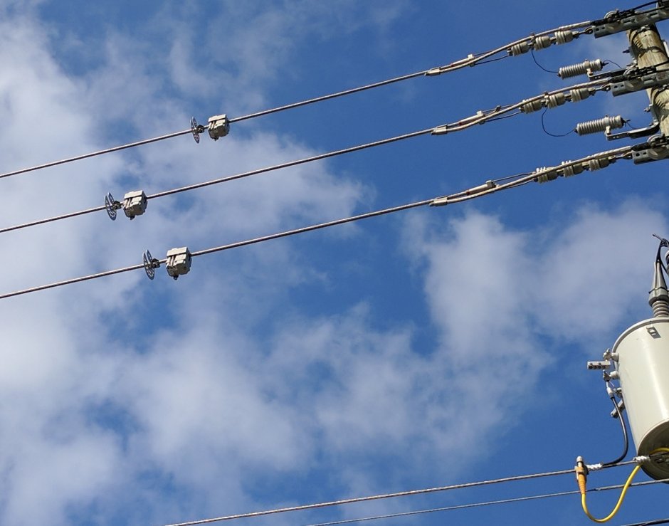 Столбы ЛЭП 10кв