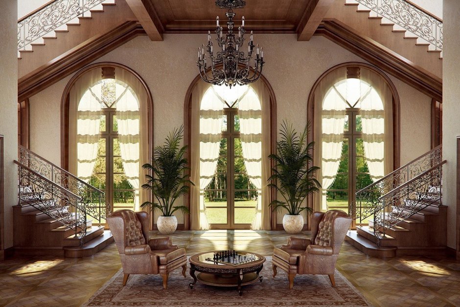 Акцентный цвет для бело-бежевого интерьера