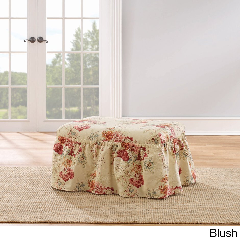 Чехол для пуфа из джута