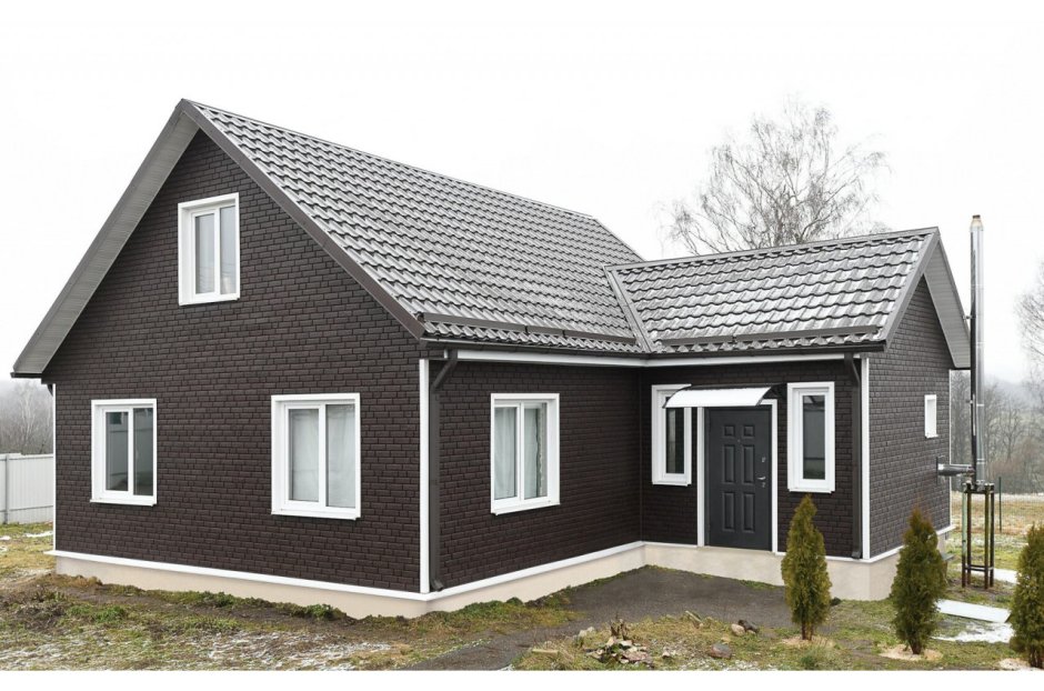 Фасадная панель ю-пласт Стоун-Хаус кирпич