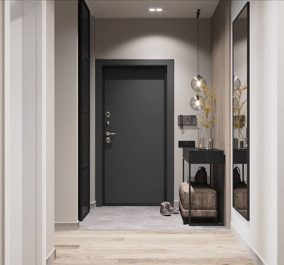 Серая прихожая