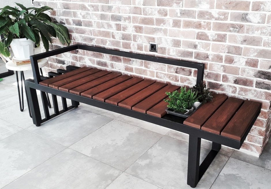 Угловая скамья лофт правая #80374334