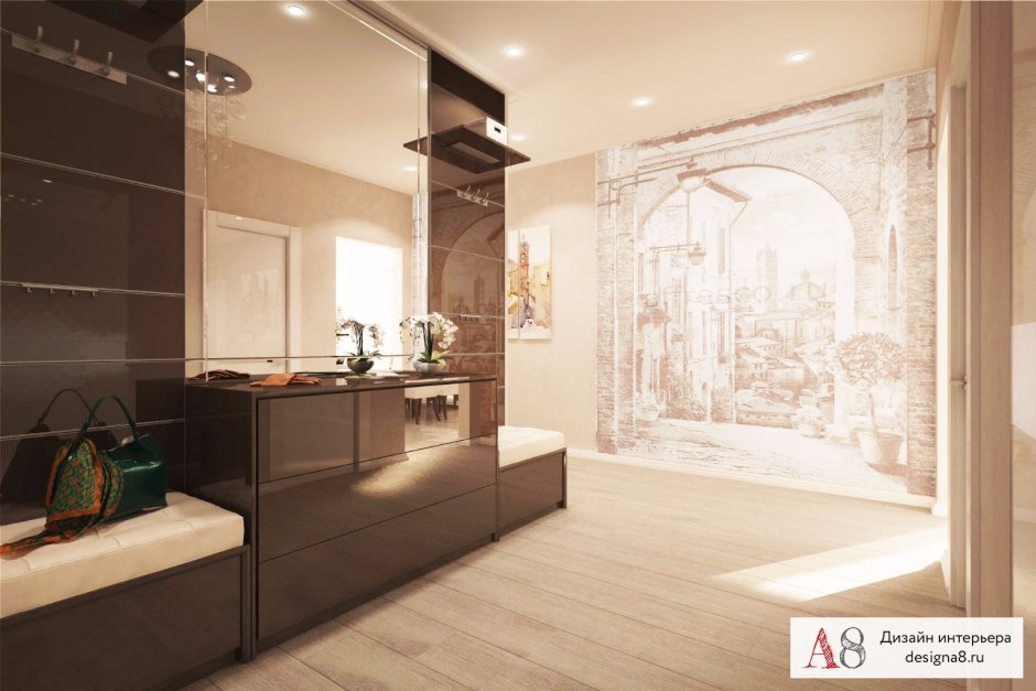 Дизайн двушки распашонки