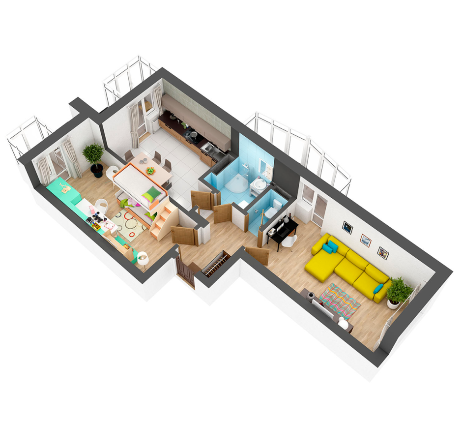 Пик планировка распашонка