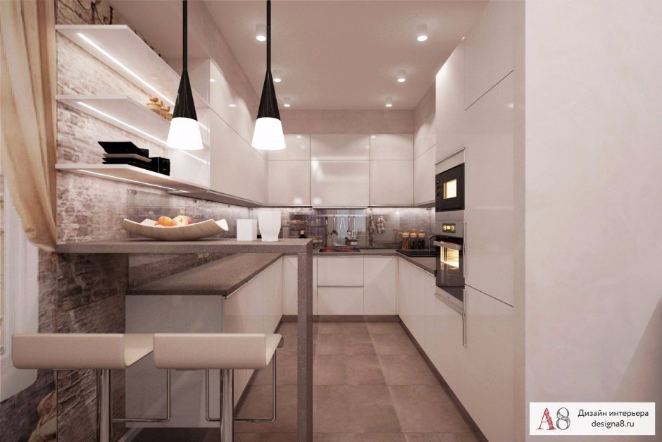 Интерьер двухкомнатной квартиры распашонки