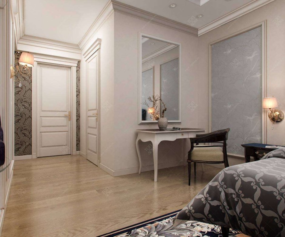 Интерьер 3-х комнатной квартиры в стиле Неоклассика