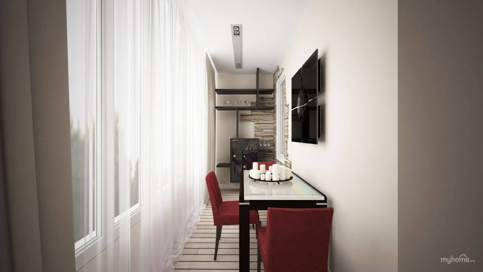 Интерьер однушки распашонки