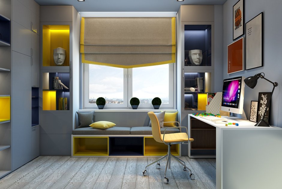 Проект комнаты для подростка