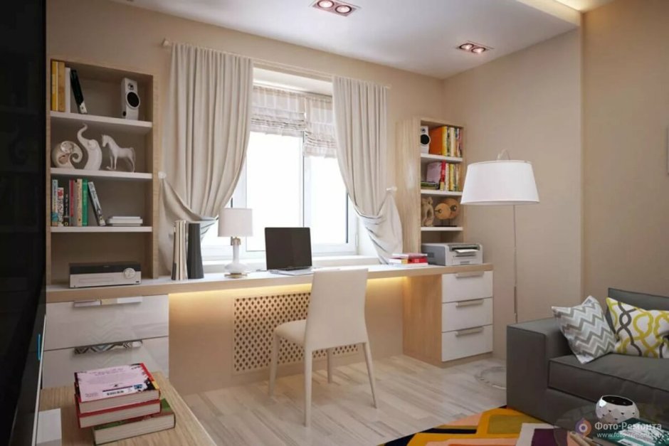 Рабочее место на лоджии