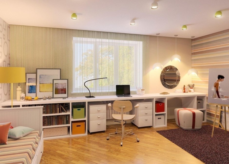 Рабочее место в маленькой квартире
