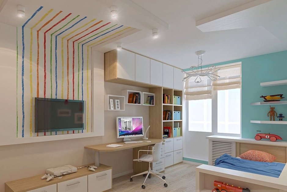 Обычная комната подростка мальчика