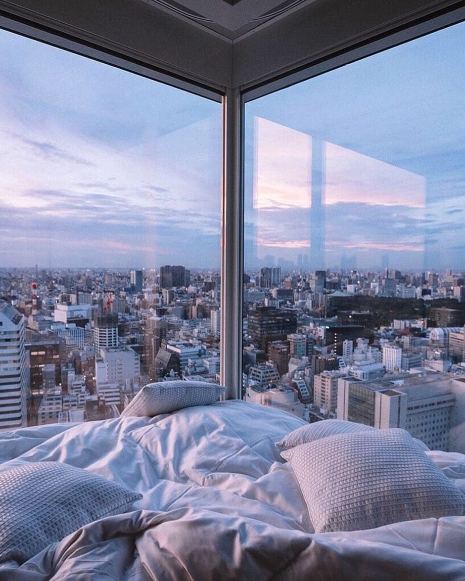 Красивый вид из окна