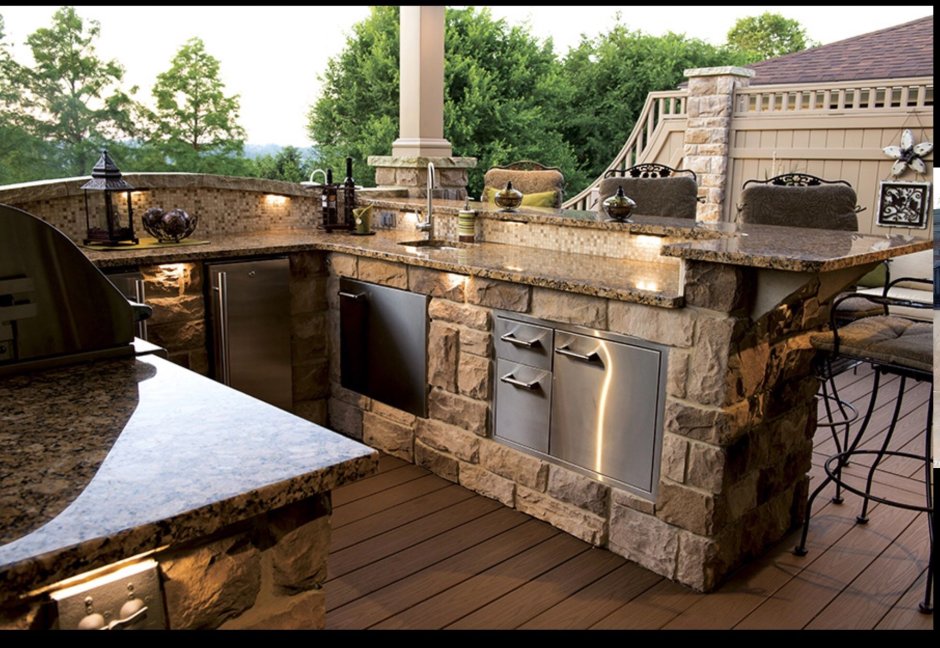 Летняя кухня гриль