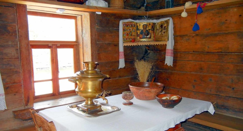 Стол в древнерусской избе
