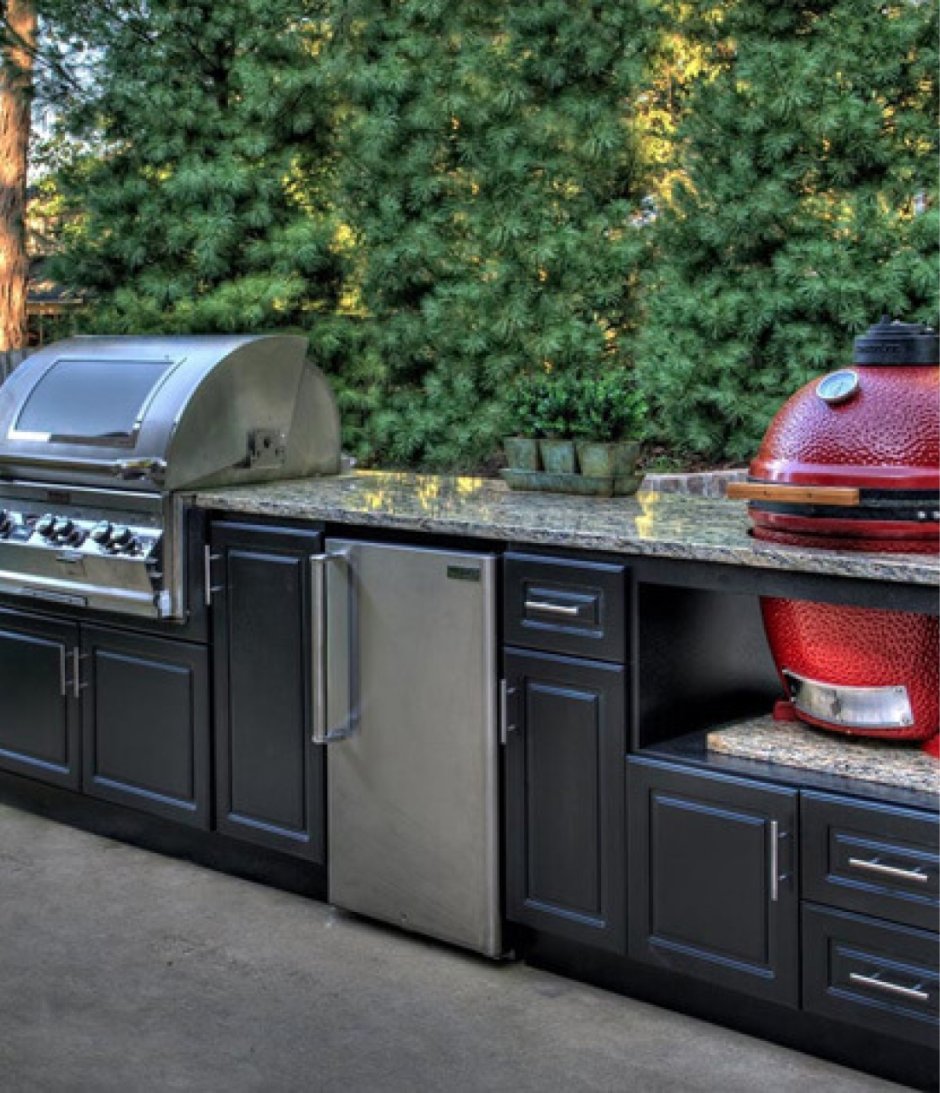 Уличная кухня для дачи