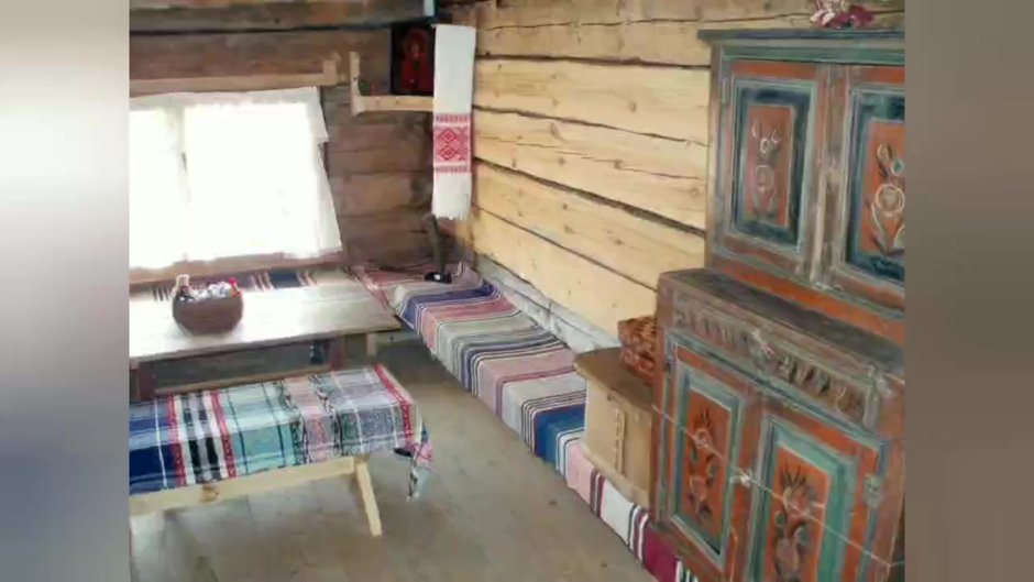 Полати в крестьянской избе