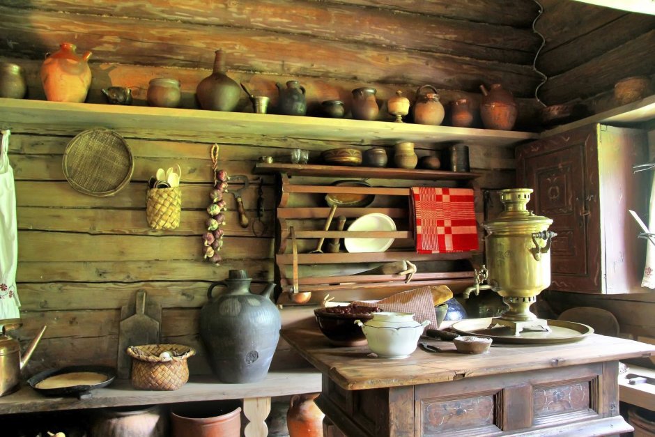 Красный угол божница