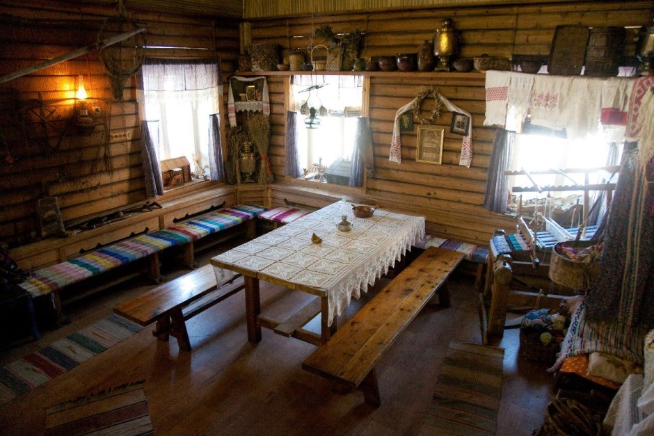 Крестьянская изба в древней Руси