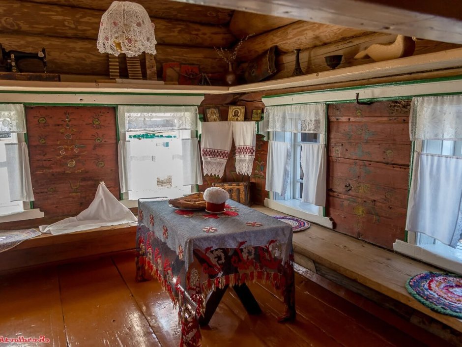 Витославлицы интерьер избы