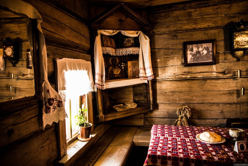 Кухня в деревенской избе