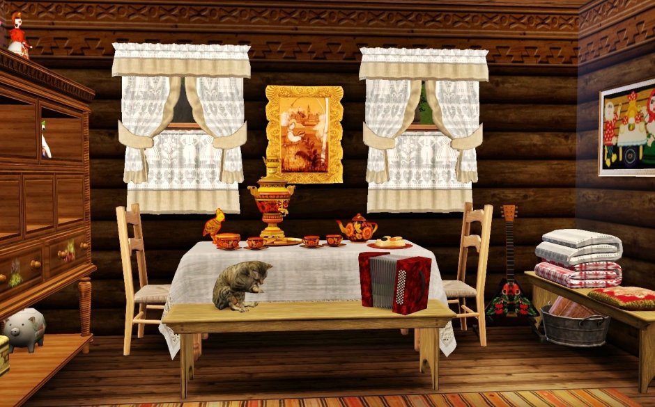 Сервировка стола в старину