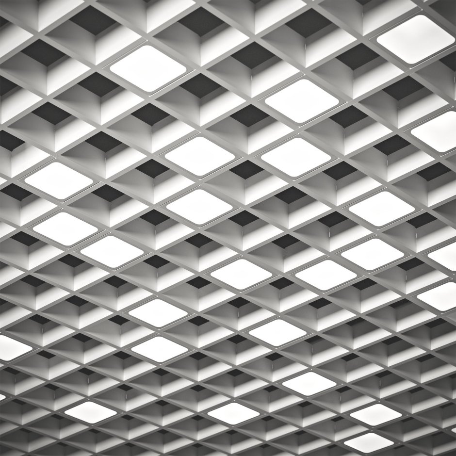 Грильято Домино светильник 75х75