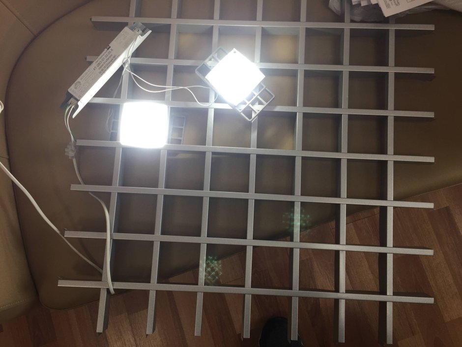 Светильник Грильято Домино 75x75