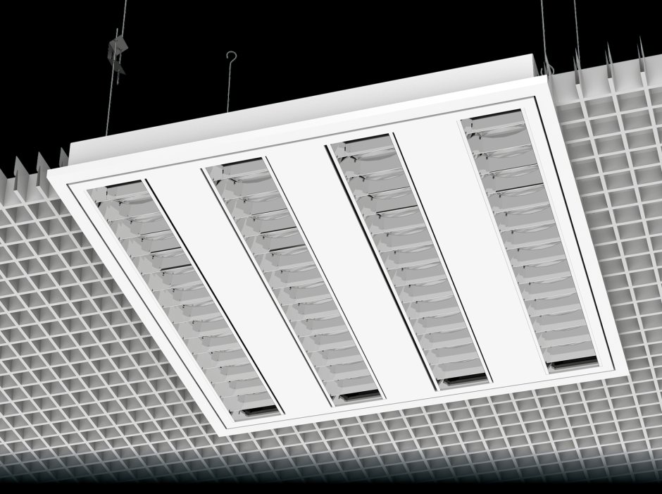 Встраиваемый светильник Грильято ДВО 404045