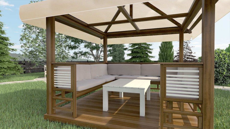 Беседка для дачи