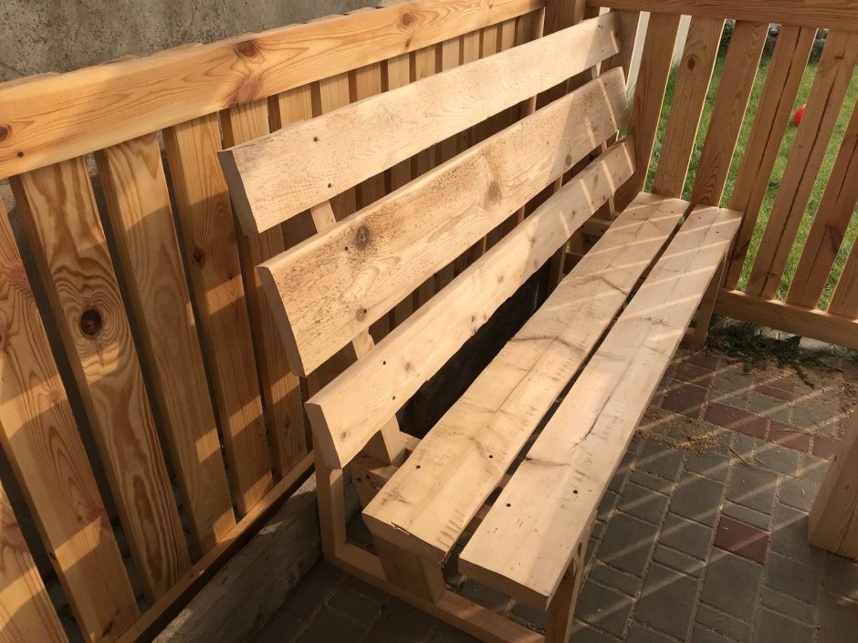 Материал для лавок вместо досок