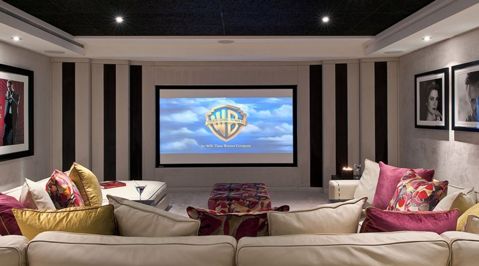 Домашний кинотеатр интерьер