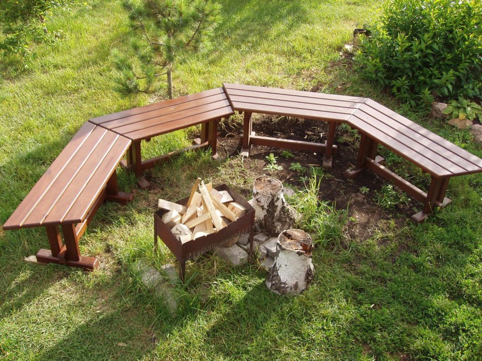 Скамейка в беседку