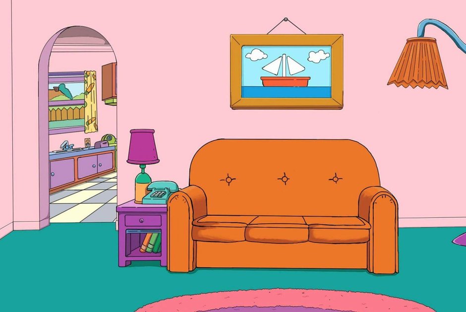 Мультяшная комната