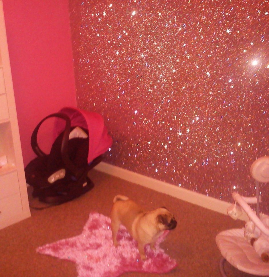 Блестки для жидких обоев