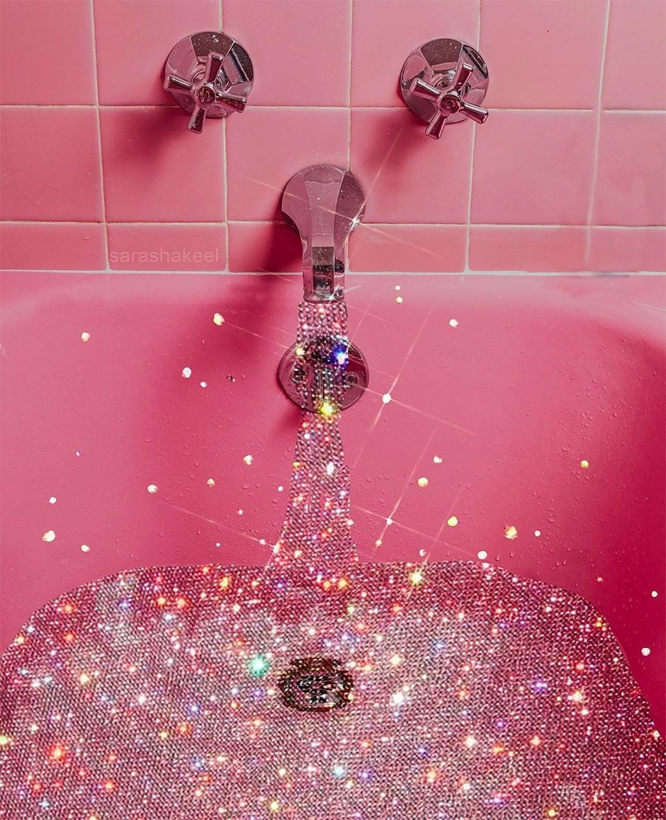 Блестящая розовая Эстетика