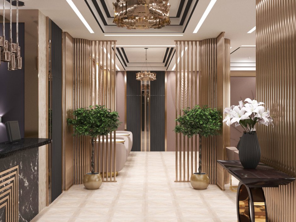 Ар деко интерьер Холл