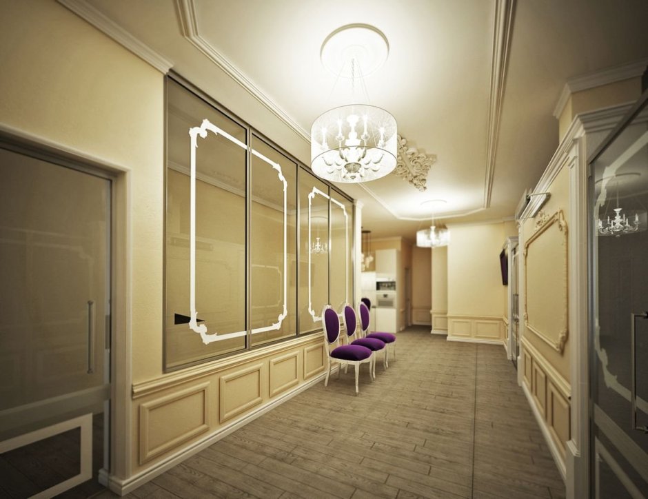 Фойе в классическом стиле