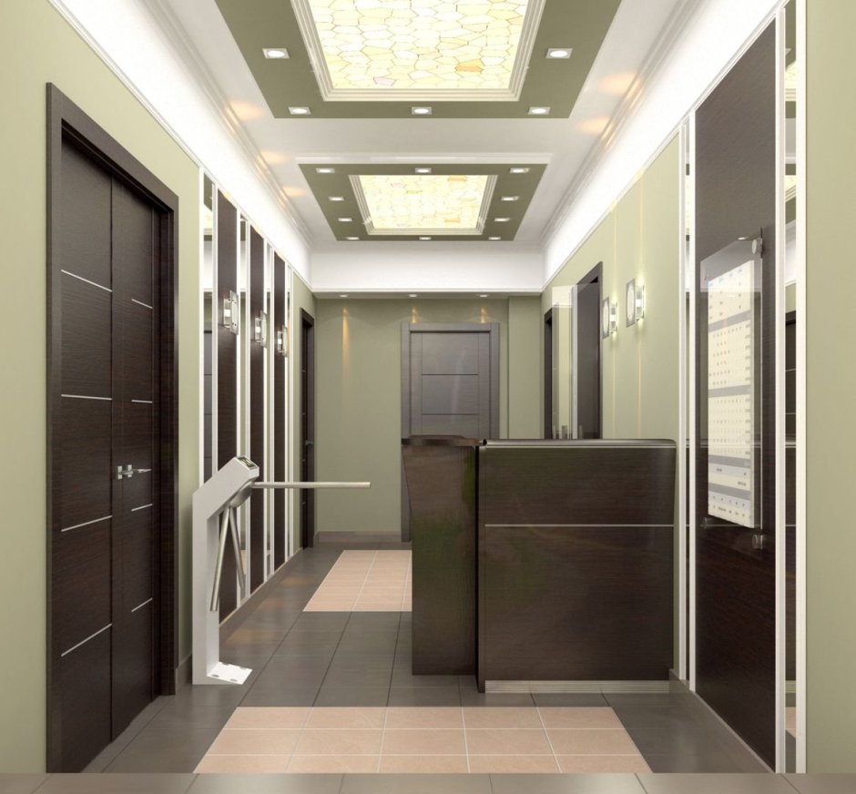 Отделка коридоров офисных помещений
