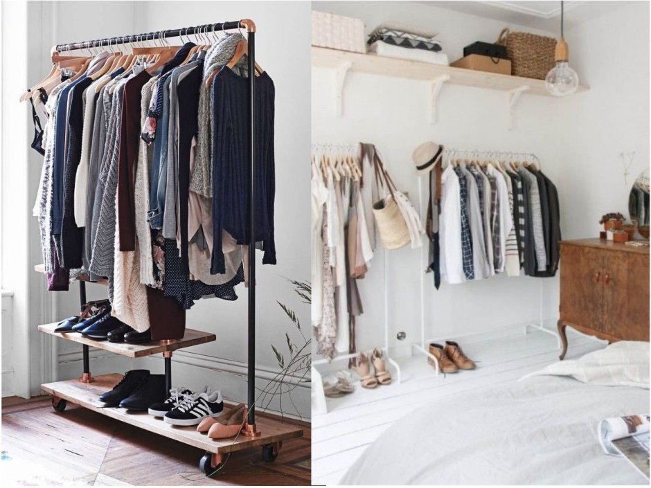 Вешалка в гардеробную комнату