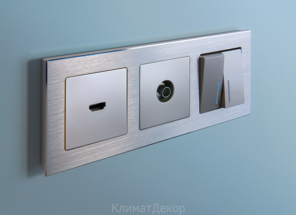 Розетки в интерьере