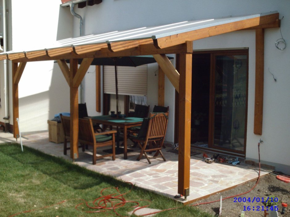 Навес пристройка