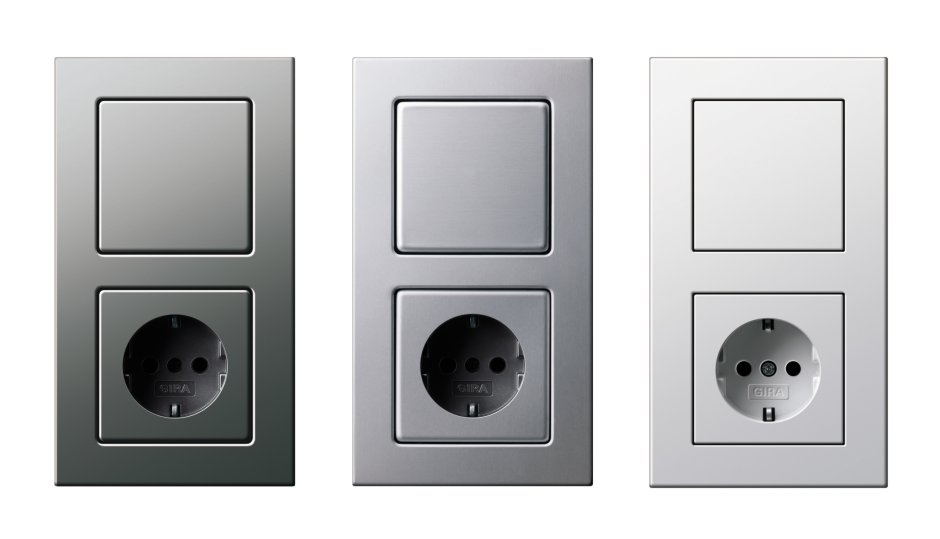 Gira e22 розетка двойная