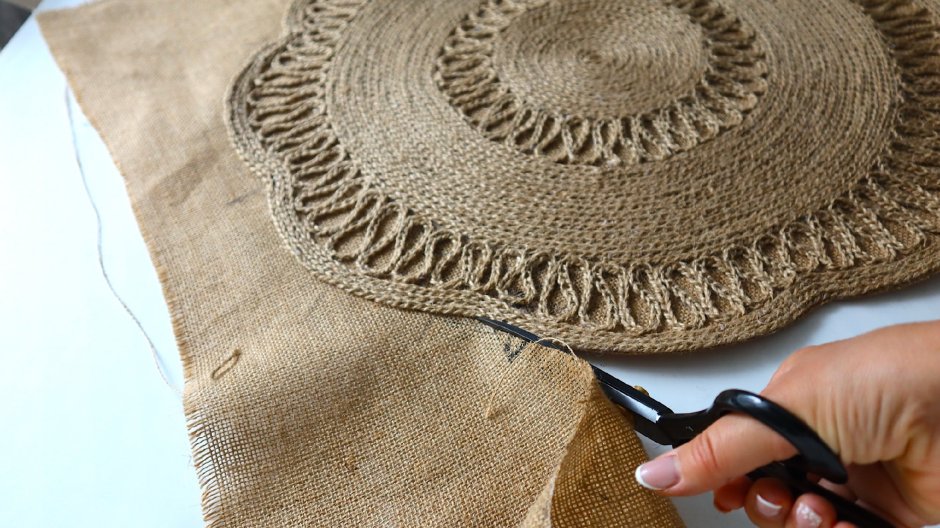 Коврики из Мешковины своими руками фото