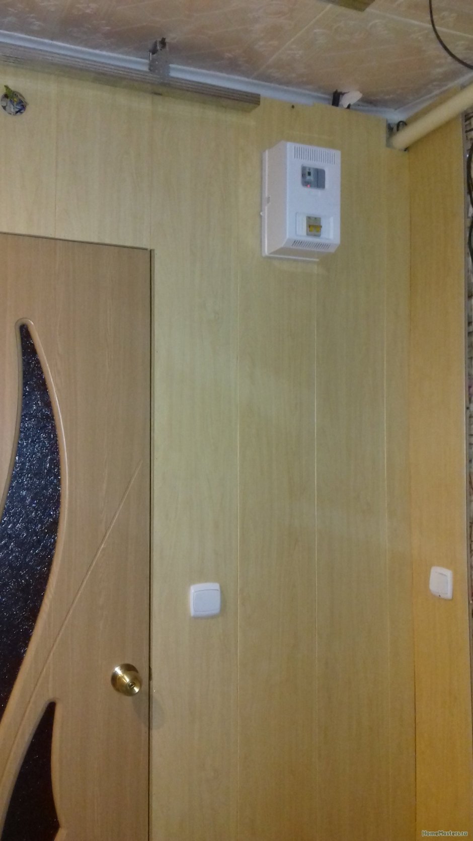 Отделка коридора панелями ПВХ